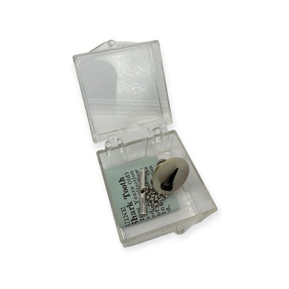 Genuine shark tooth cuff link in a clear box - Picture 11 of 12